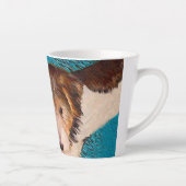 Wire Fox Terrier Puppy Painting - Original Dog Art Milchtasse (Rechts)