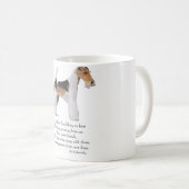 Wire Fox Terrier Rainbow Bridge Kaffeetasse (VorderseiteRechts)