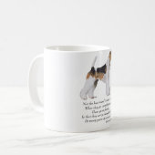 Wire Fox Terrier Rainbow Bridge Kaffeetasse (Vorderseite Links)