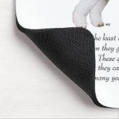 Wire Fox Terrier Rainbow Bridge Mousepad (Ecke)