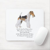 Wire Fox Terrier Rainbow Bridge Mousepad (Mit Mouse)
