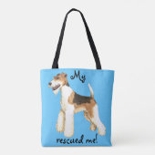 Wire Fox Terrier Rescue Tasche (Rückseite)