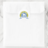 Wire Fox Terrier Runder Aufkleber (Tasche)