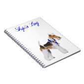 Wire Fox Terrier Sailor Notebook Notizblock (Rechte Seite)