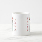 Wire Fox Terrier Santa Paws Kaffeetasse (Mittel)