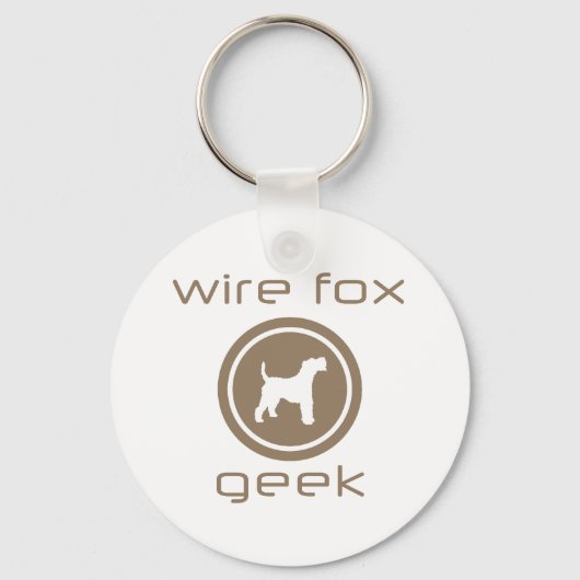 Wire Fox Terrier Schlüsselanhänger (Vorderseite)