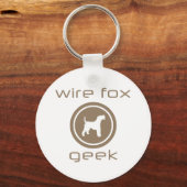 Wire Fox Terrier Schlüsselanhänger (Vorderseite)