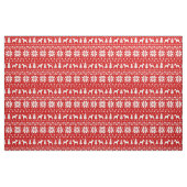 Wire Fox Terrier Silhouetten Weihnachtsfeiertag Stoff (Fat Quarter (45,7 x 55,9 cm))
