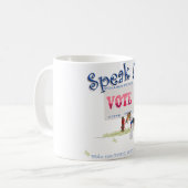 Wire Fox Terrier Stimmstimme Kaffeetasse (Vorderseite Links)