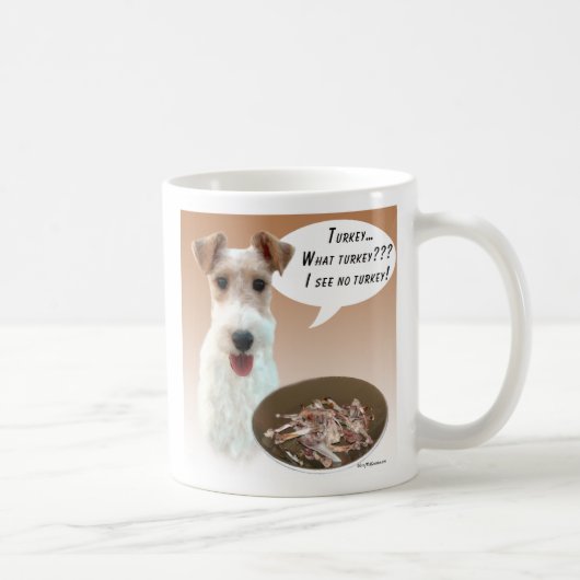 Wire Fox Terrier Türkei Kaffeetasse (Rechts)