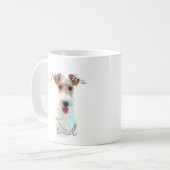 Wire Fox Terrier Vater 2 Kaffeetasse (Vorderseite Links)