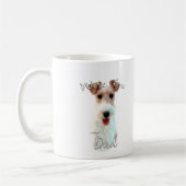 Wire Fox Terrier Vater 2 Kaffeetasse (Links)