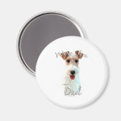 Wire Fox Terrier Vater 2 Magnet (Vorderseite/Rückseite)