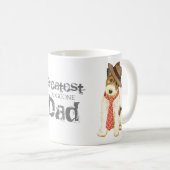 Wire Fox Terrier Vater Kaffeetasse (VorderseiteRechts)