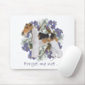 Wire Fox Terrier Vergiss-Me-not Mousepad (Mit Mouse)