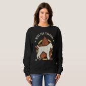 Wire Fox Terrier Vintage Retro Classic Dog Sweatshirt (Vorne ganz)