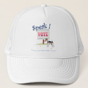 Wire Fox Terrier Voting Voice Truckerkappe