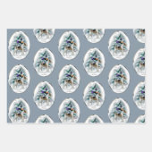 Wire Fox Terrier Weihnachtsgeschenke Geschenkpapier Set (Vorderseite)