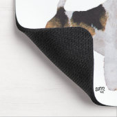 Wire Fox Terrier zurück in die Schule Mousepad (Ecke)