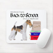 Wire Fox Terrier zurück in die Schule Mousepad (Mit Mouse)