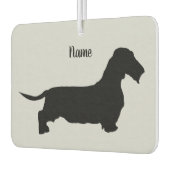 Wire Hair Dachshund Air Freshener Autolufterfrischer (Links)