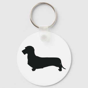 Wire Hair Dachshund Keychain Schlüsselanhänger