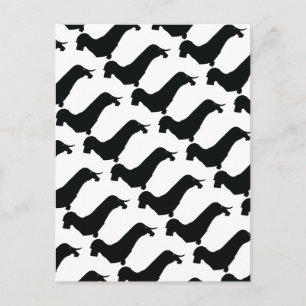 Wire Hair Dackel Postkarte