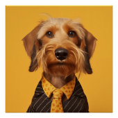 Wire Haired Dachshung Yellow Poster (Vorderseite)