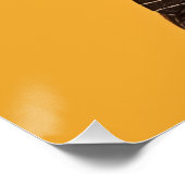 Wire Haired Dachshung Yellow Poster (Ecke)