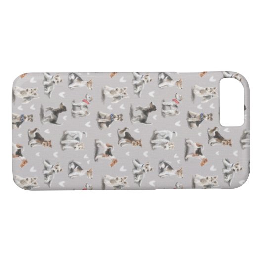 Wire Haired Fox Terrier iPhone Case (Rückseite (Horizontal))