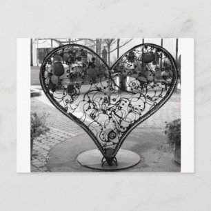 Wire Heart Postkarte