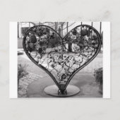 Wire Heart Postkarte (Vorderseite)