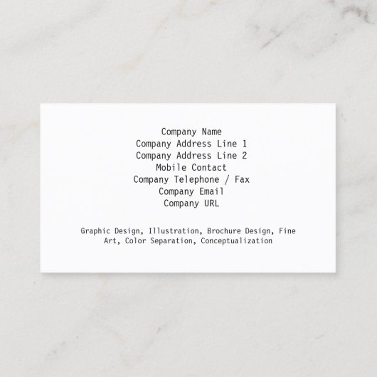 Wire Turquoise Globe Americas Business Card Visitenkarte (Rückseite)