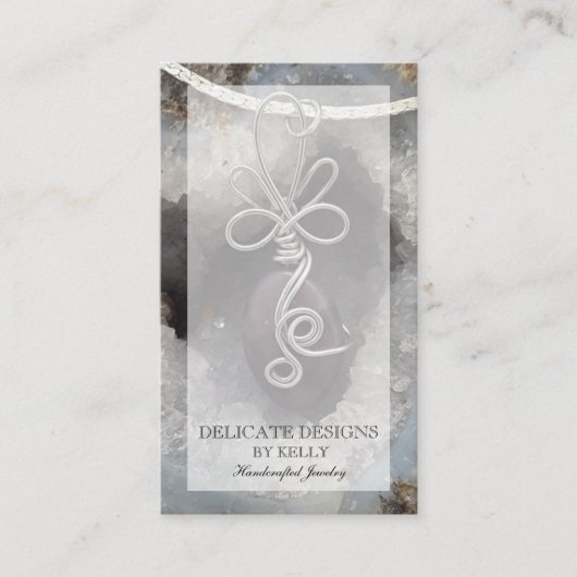 Wire Wrap Jewelry Designer Visitenkarte (Vorderseite)