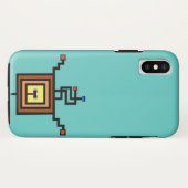 Wired Apple iPhone X, Tough Phone Case (Rückseite (Horizontal))