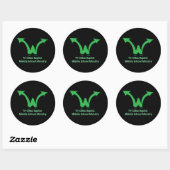 Wired Black Sticker (Blatt)