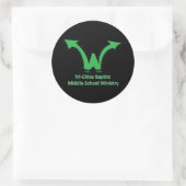 Wired Black Sticker (Tasche)