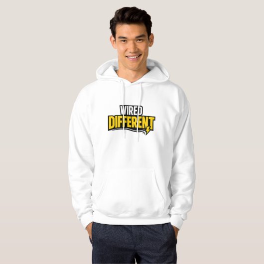 Wired Different Electrician Shirt Funny (Vorne ganz)