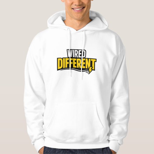Wired Different Electrician Shirt Funny (Vorderseite)