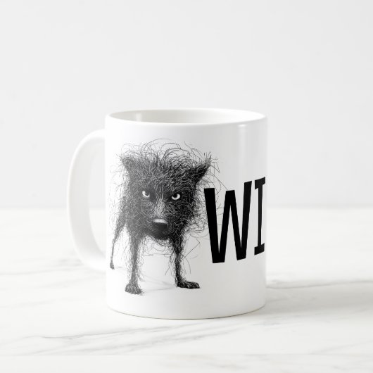 Wired Dog Kaffeetasse (Vorderseite Links)