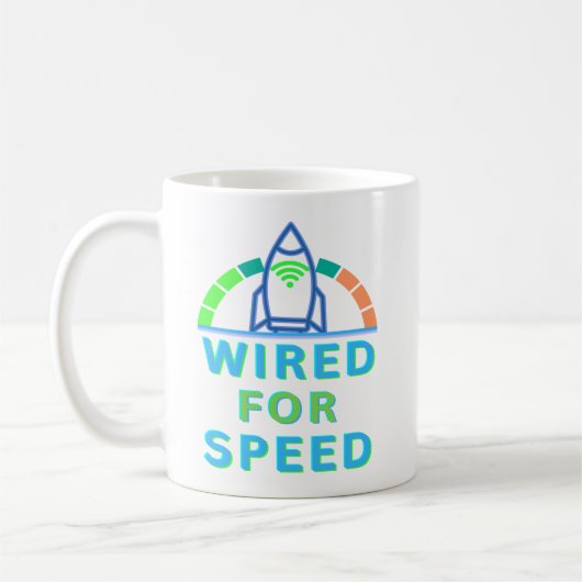 Wired For Speed Kaffeetasse (Links)