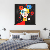 Wired für Wonder Leinwanddruck (Insitu (Schlafzimmer))