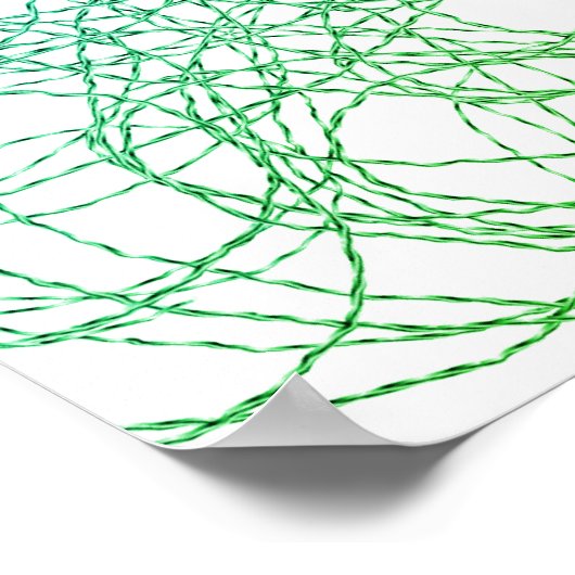 Wired Green Poster (Ecke)