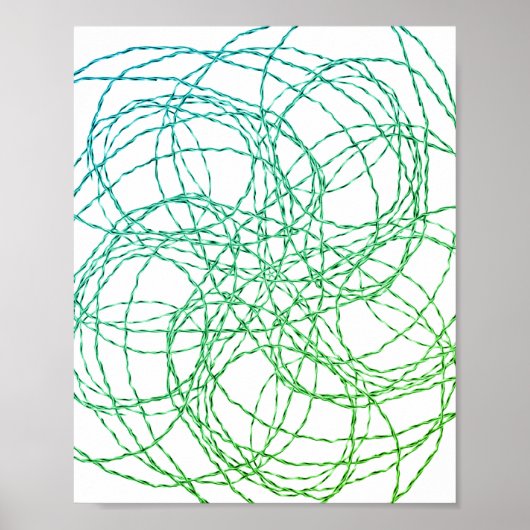 Wired Green Poster (Vorne)