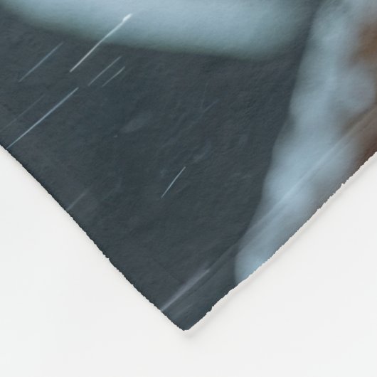 Wired Haired Pointing Griffon Dogs Christmas Snow  Fleecedecke (Ecke)