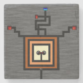 Wired Stone Untersetzer (Vorderseite)