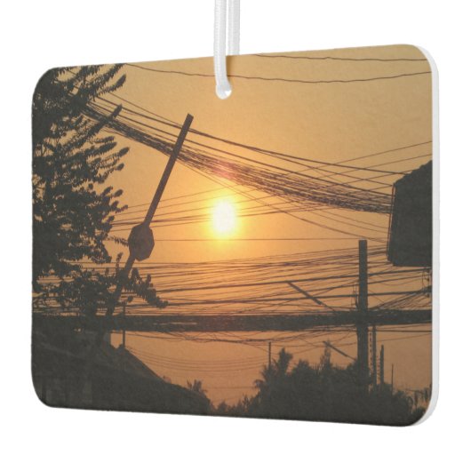 Wired Sunset ... Krung Thep, Thailand Autolufterfrischer (Links)