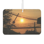 Wired Sunset ... Krung Thep, Thailand Autolufterfrischer (Vorderseite)