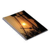 Wired Sunset ... Krung Thep, Thailand Notizblock (Rechte Seite)