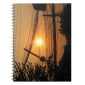 Wired Sunset ... Krung Thep, Thailand Notizblock (Vorderseite)